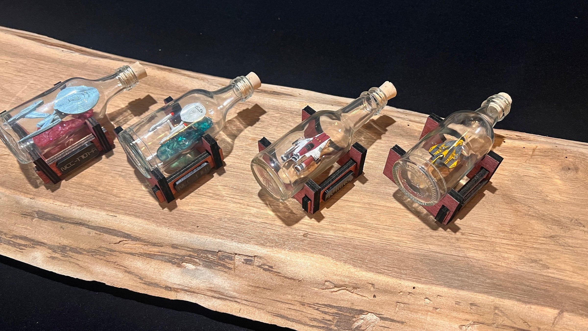 Mini Starships In Bottles