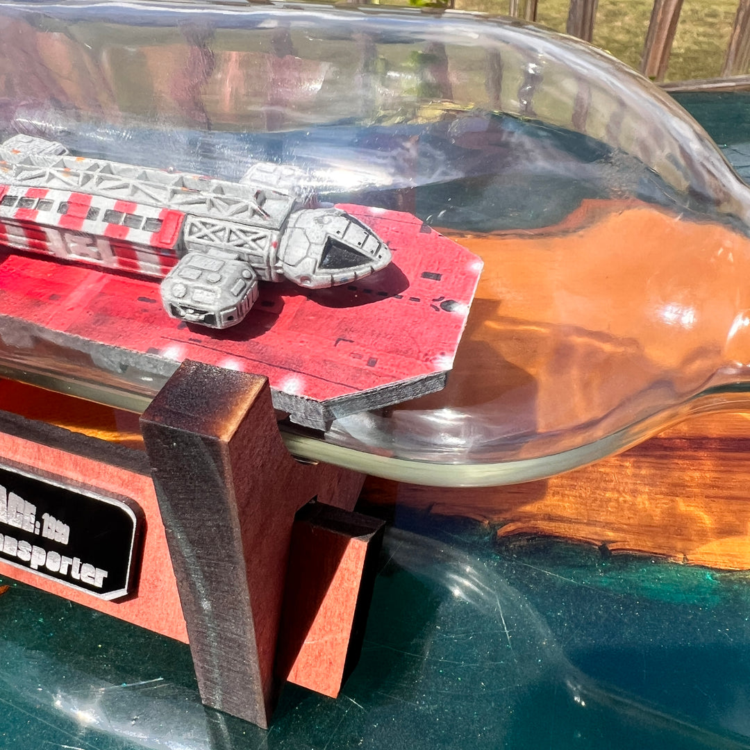 Space 1999 Eagle Transporter In a Bottle