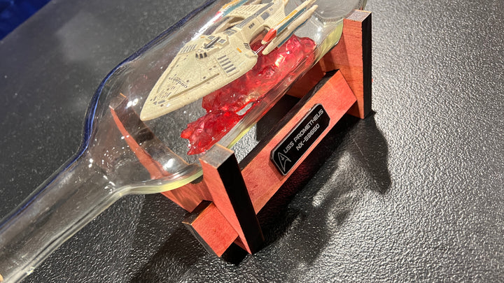 Star Trek USS Prometheus NX-59650 Starship in a Bottle