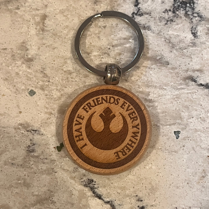 Star Wars Andor Keychain “I have friends everywhere”