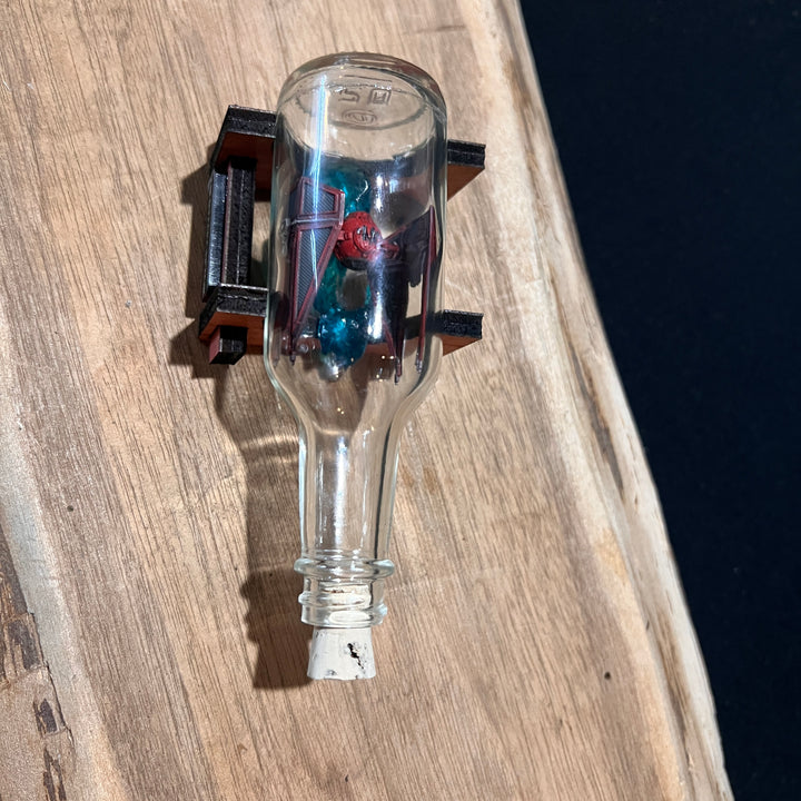 Star Wars Tie Interceptor  in a Shot Bottle