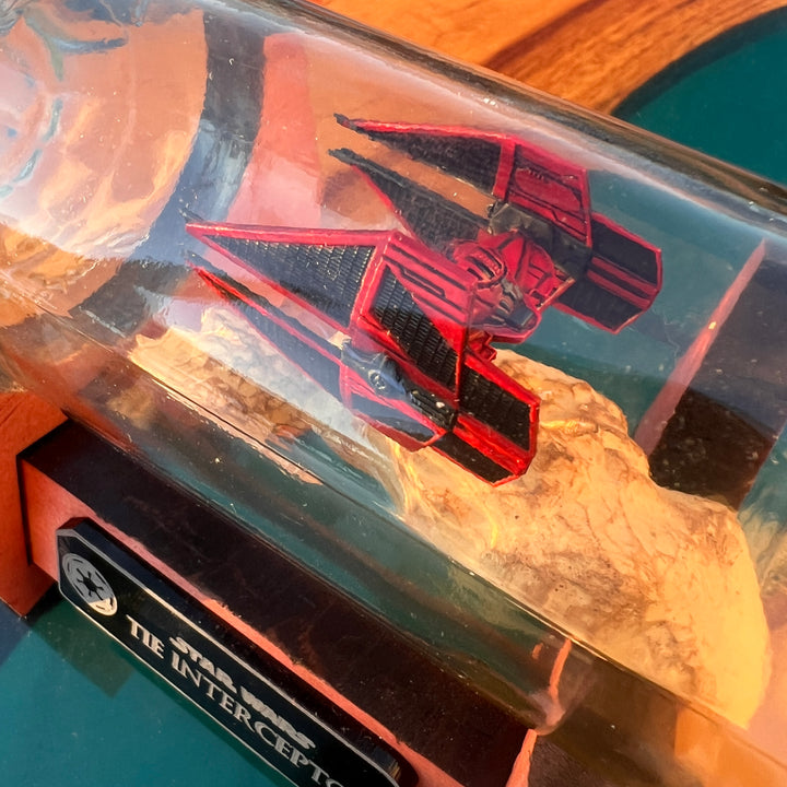 Star Wars Tie Interceptor in a Beer Bottle