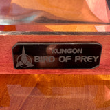 Star Trek Klingon Bird of Prey in a Bottle