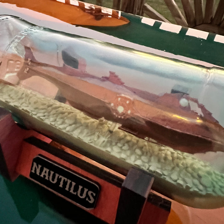 The Nautilus from 20,000 Leagues Under the Sea in a Wine Bottle