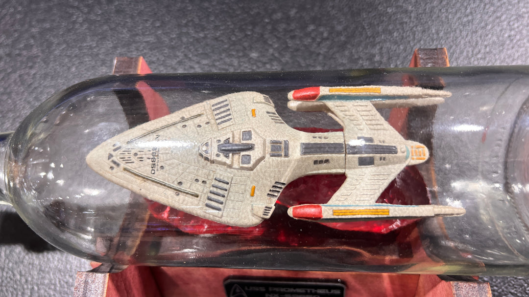 Star Trek USS Prometheus NX-59650 Starship in a Bottle