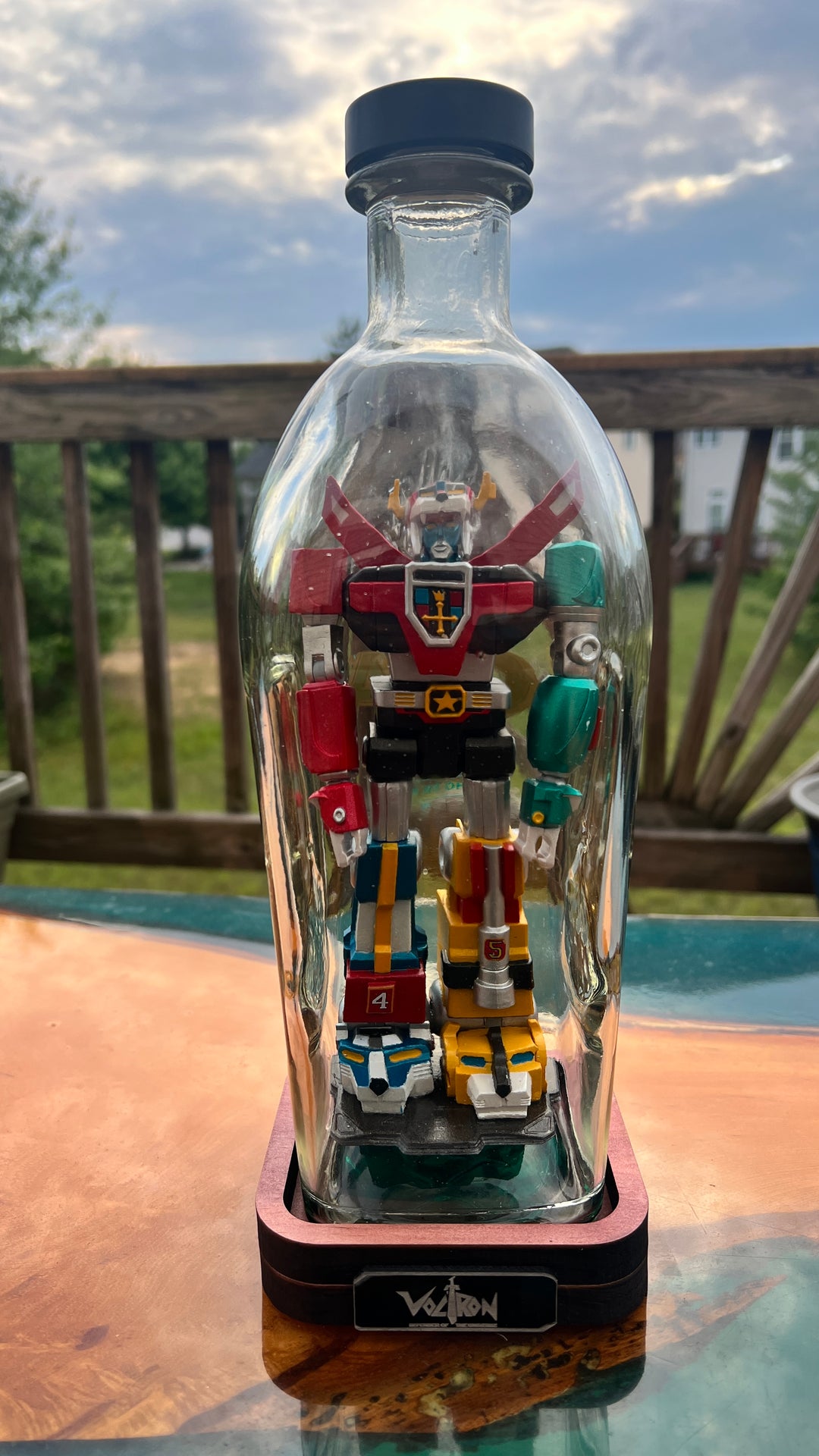 Voltron Defender of the Universe in a Bottle
