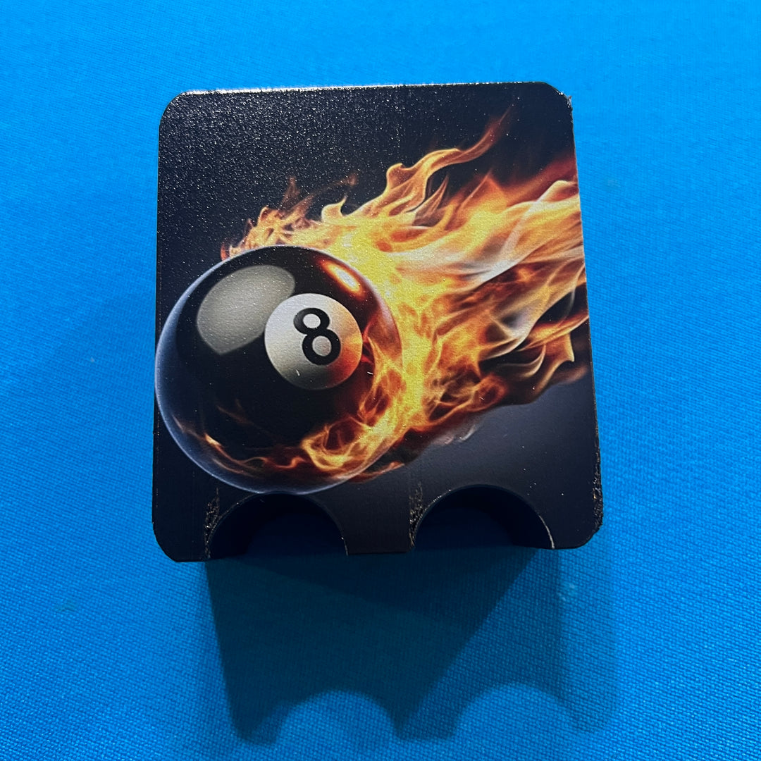 Support de queue de billard imprimé en 3D personnalisé avec vos photos, graphiques ou texte