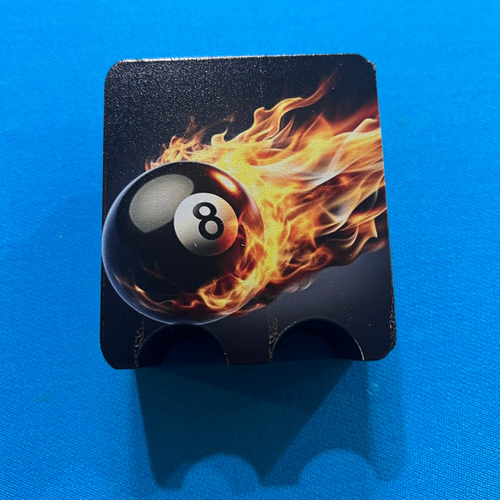 Support de queue de billard imprimé en 3D personnalisé avec vos photos, graphiques ou texte