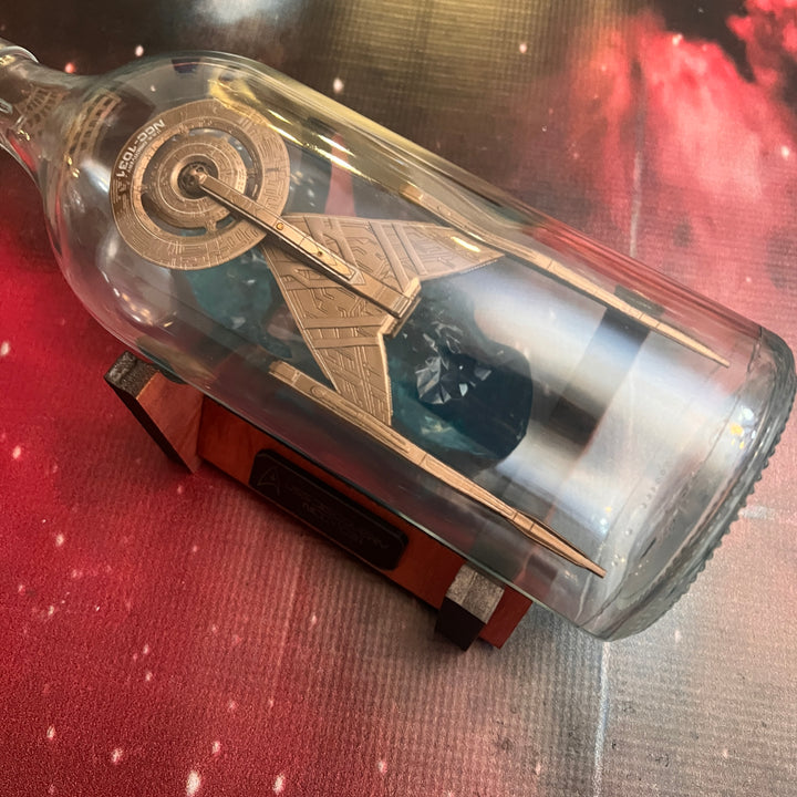 Star Trek USS Discovery NCC-1031 Starship in a Bottle