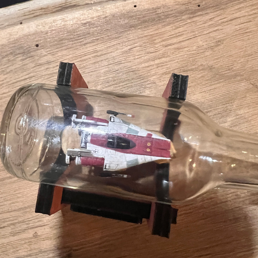 Star Wars A-Wing Fighter in a Shot Bottle