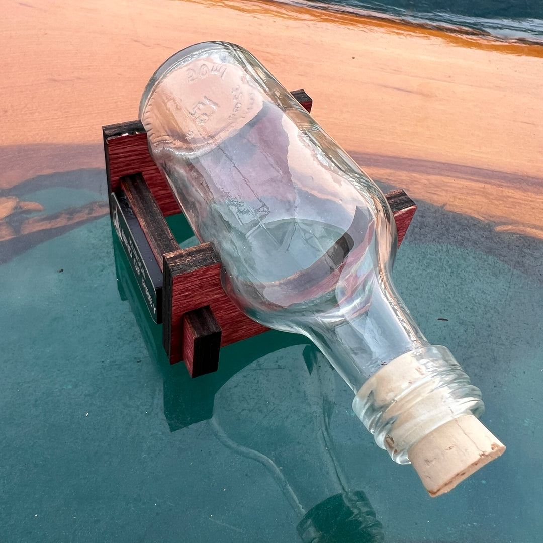 Star Trek Bird of Prey  Cloaked in a Shot Bottle