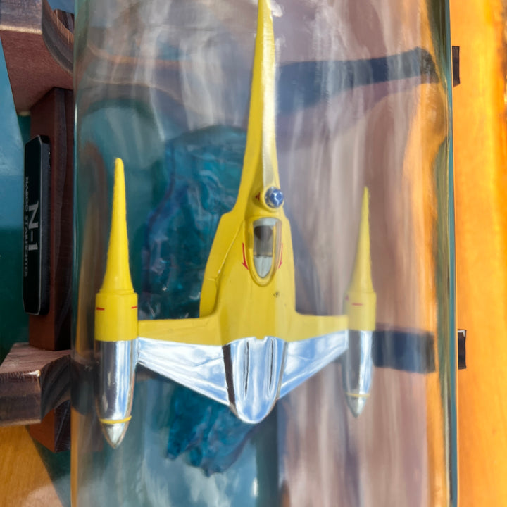 Naboo N-1 Starfighter Starship in a Wine Bottle