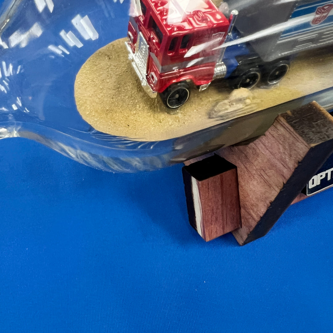 Optimus Prime Truck Mode in a Bottle