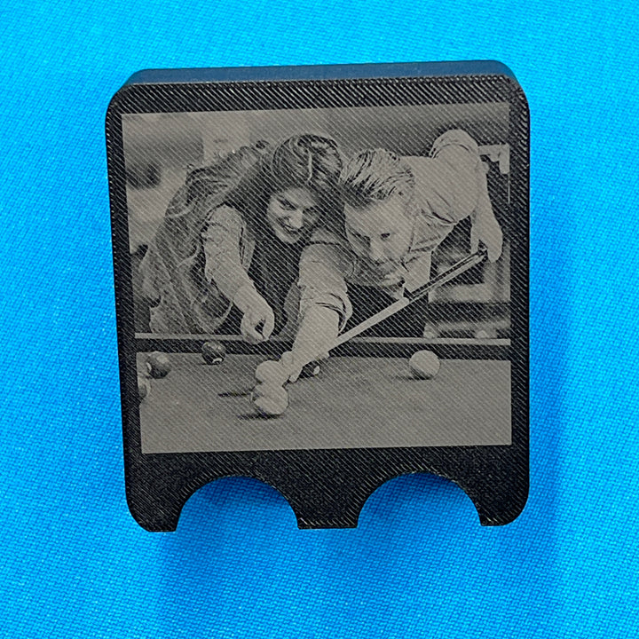 Custom 3D Printed Pool Cue Holder Claw Customized with Your Photos, Graphics or Text
