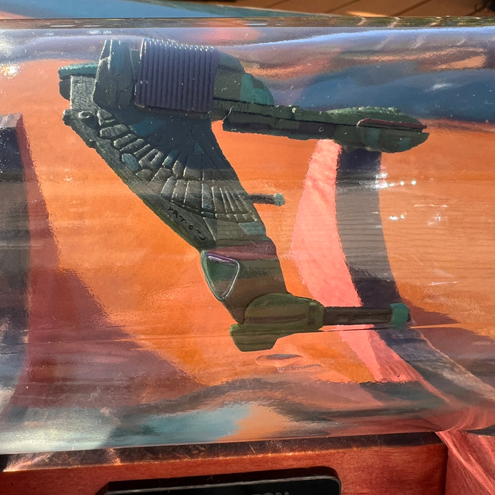 Star Trek Klingon Bird of Prey in a Bottle