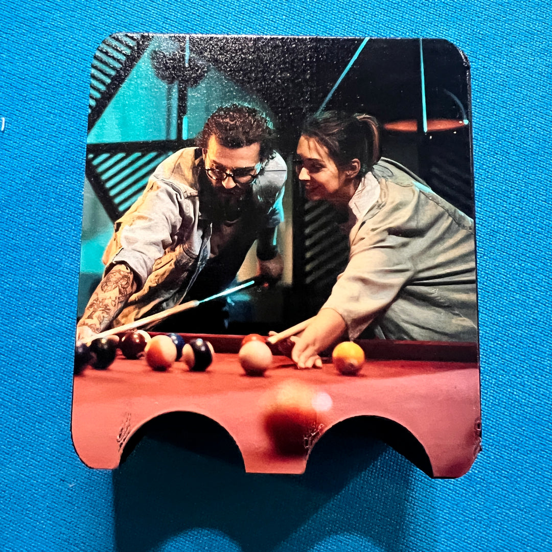 Support de queue de billard imprimé en 3D personnalisé avec vos photos, graphiques ou texte