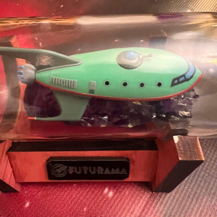 Futurama Planet Express Starship in a Bottle