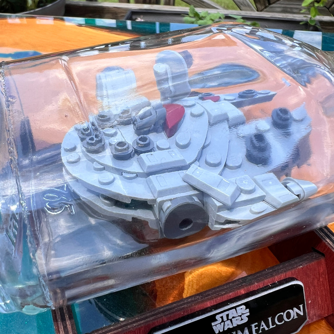 Lego Star Wars Millennium Falcon Starship in a Bottle
