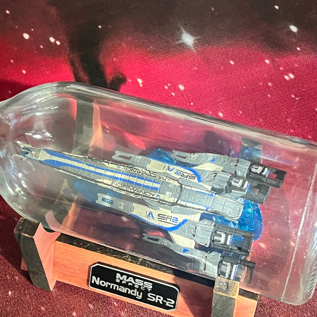 Mass Effect Normandy SR-2 Starship in a Bottle