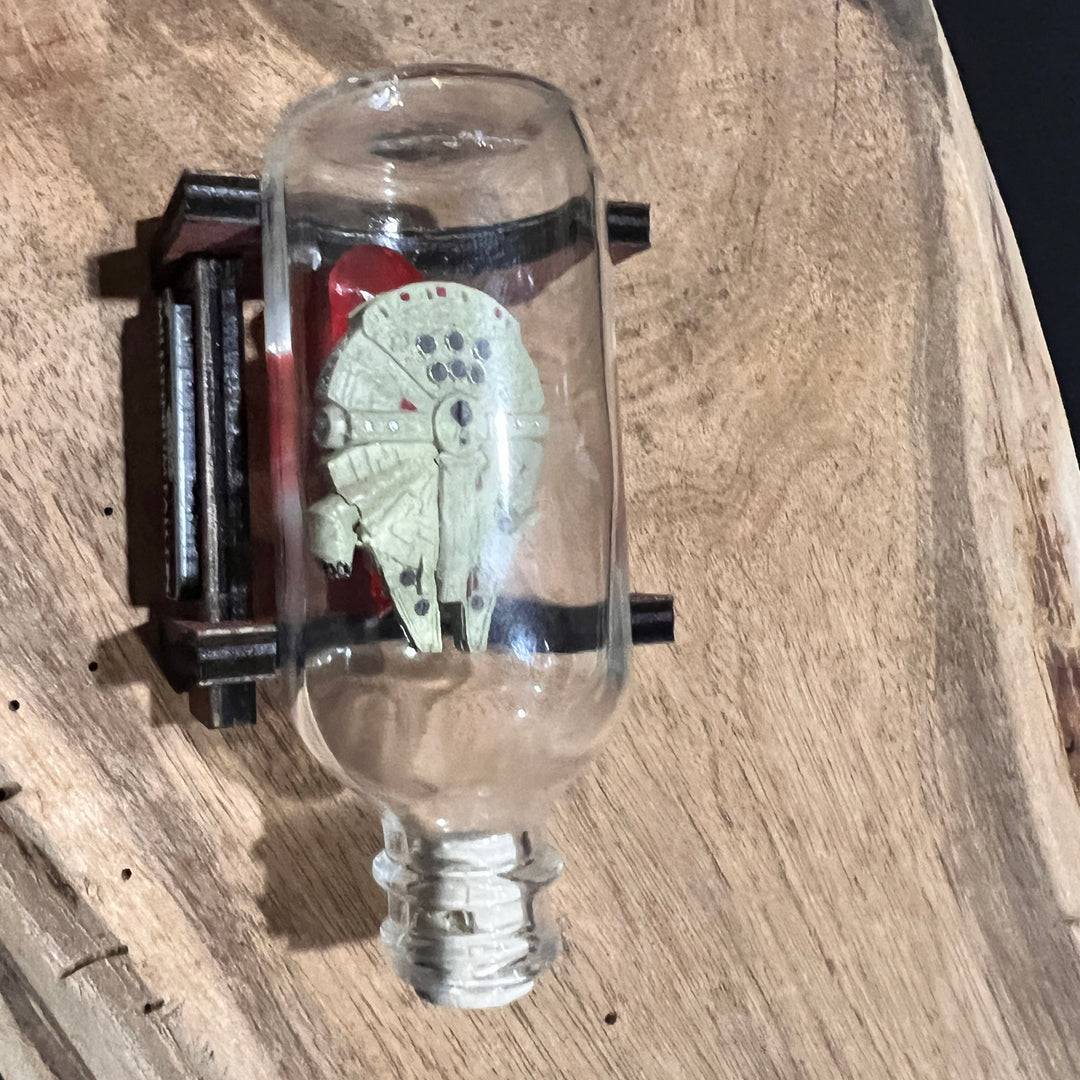 Star Wars Millennium Falcon Starship in a Shot Bottle