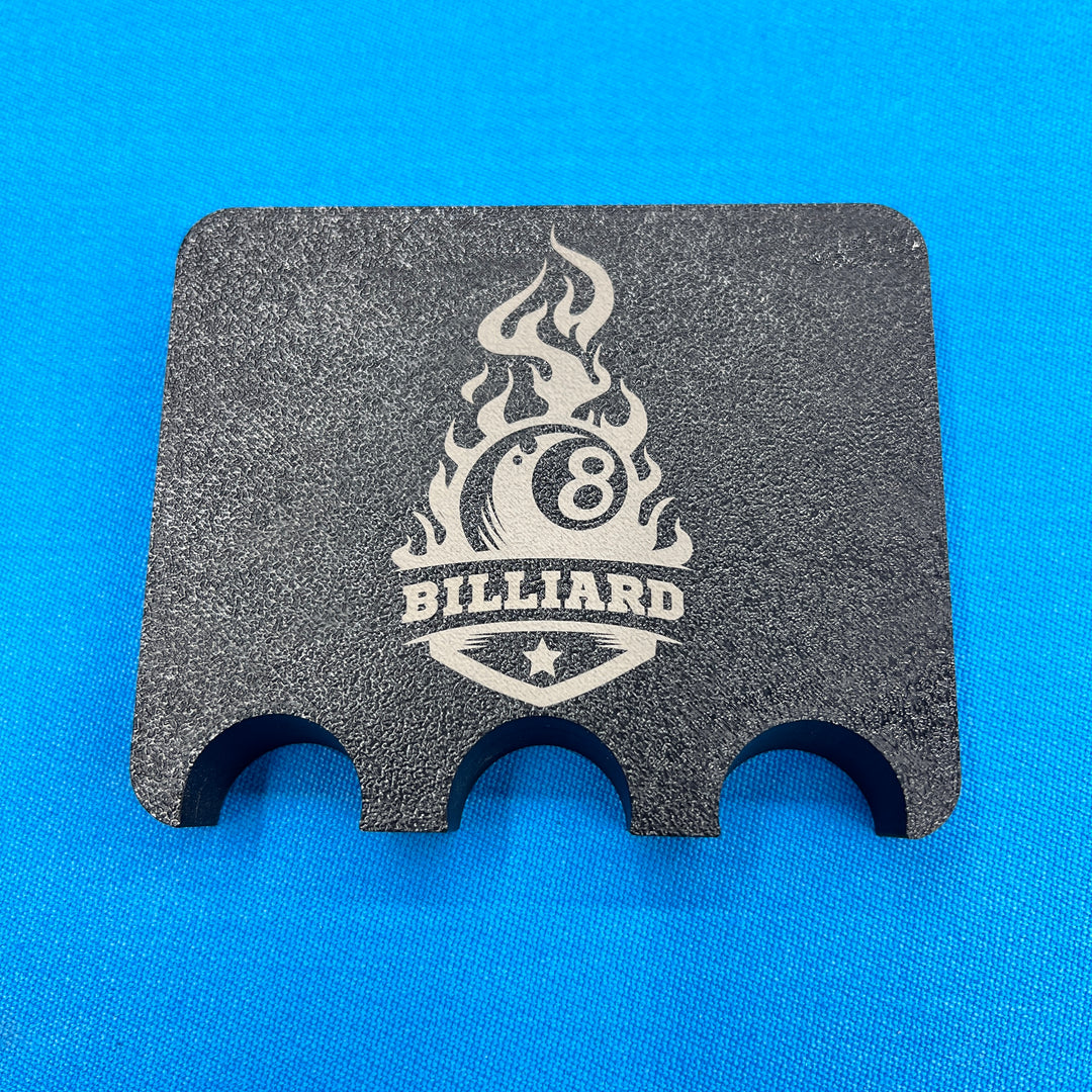 Custom 3D Printed Pool Cue Holder Claw Customized with Your Photos, Graphics or Text