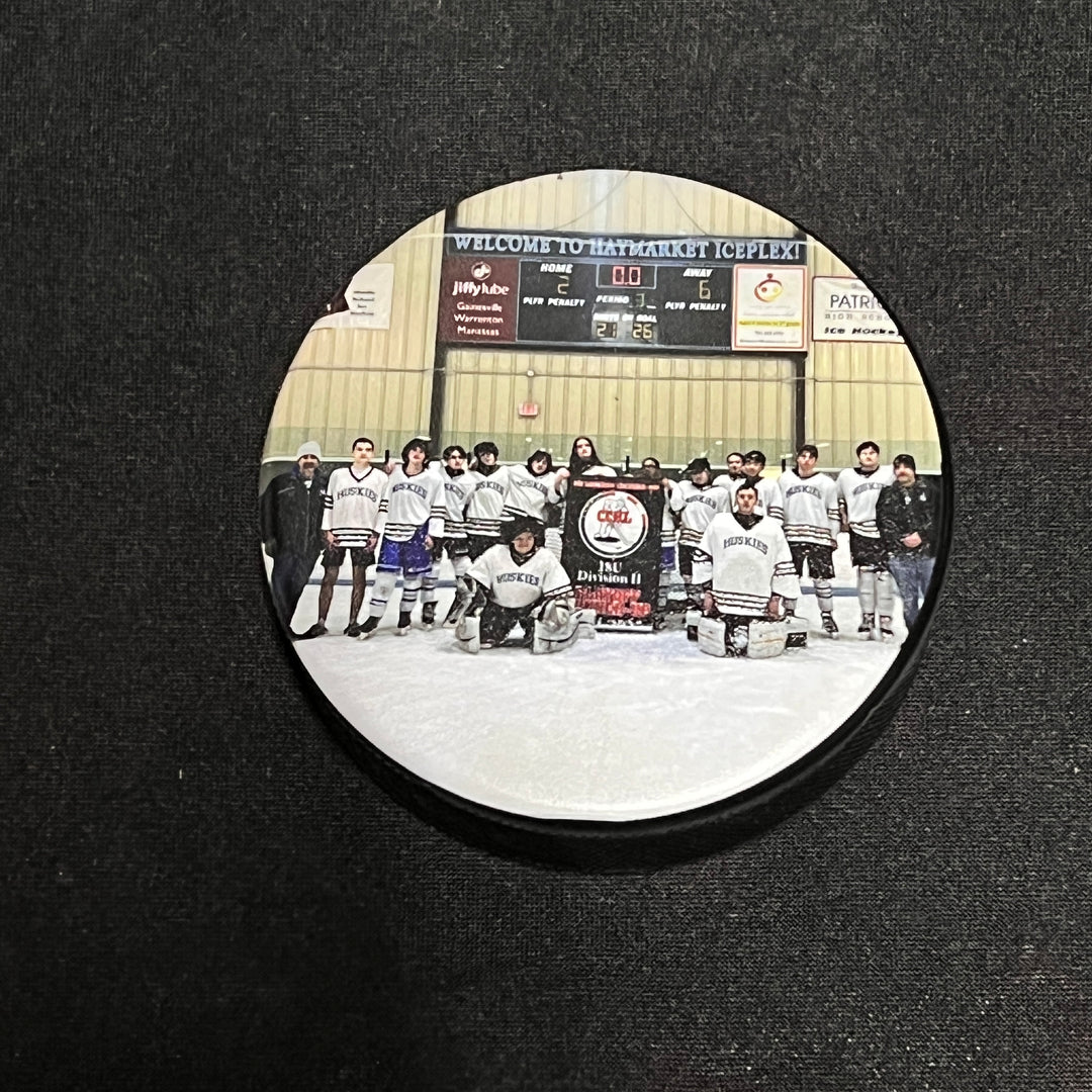 Palets de hockey de couleur personnalisée avec votre logo, photo, texte ou graphiques