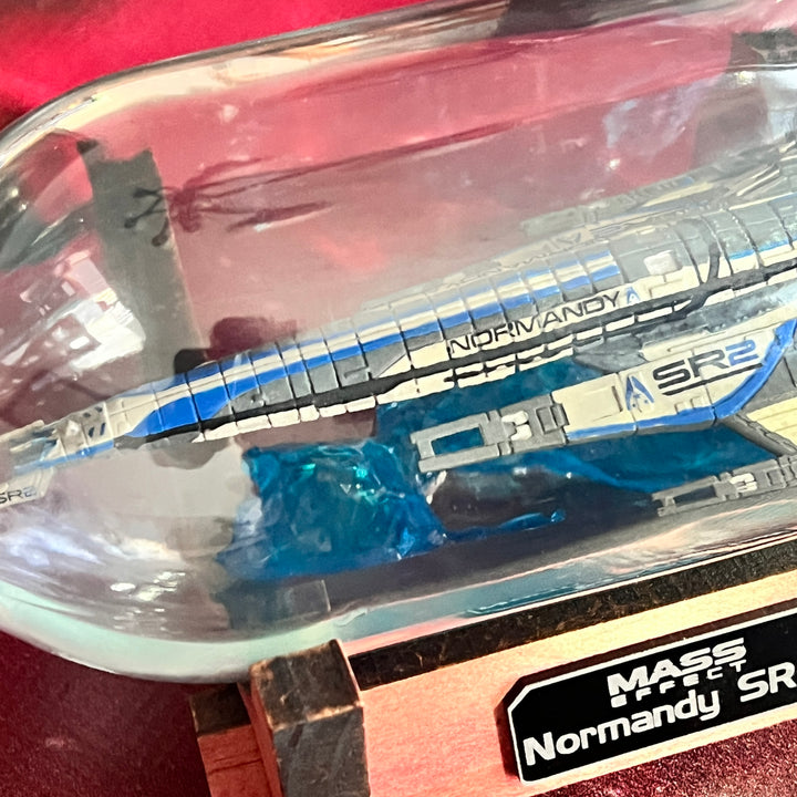 Mass Effect Normandy SR-2 Starship in a Bottle