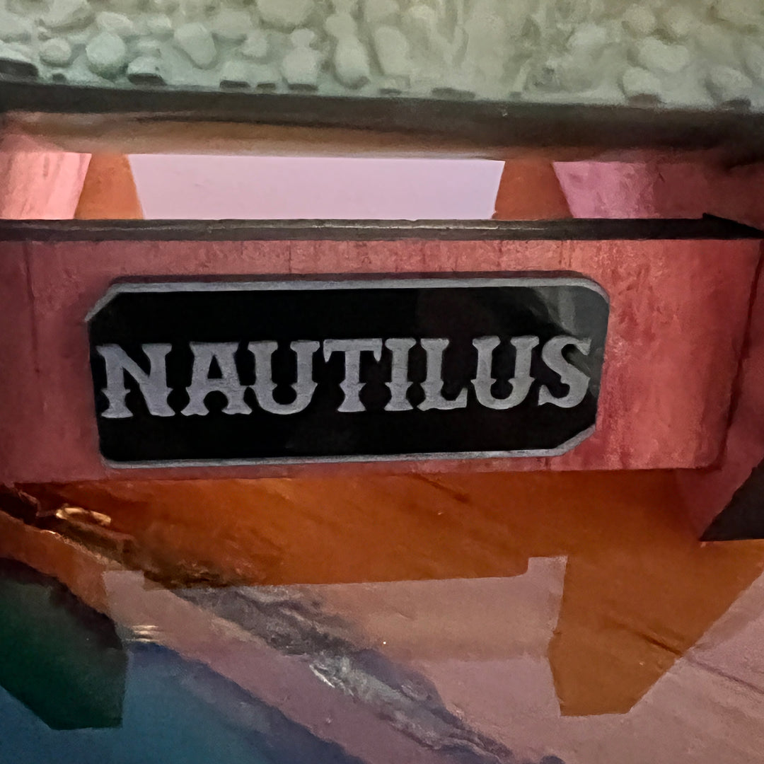 The Nautilus from 20,000 Leagues Under the Sea in a Wine Bottle