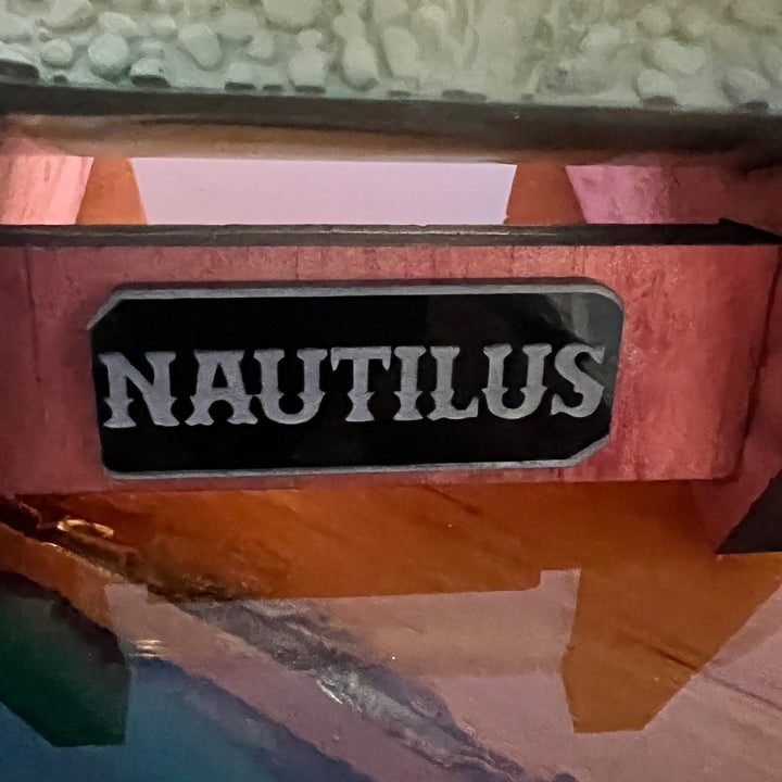 The Nautilus from 20,000 Leagues Under the Sea in a Wine Bottle