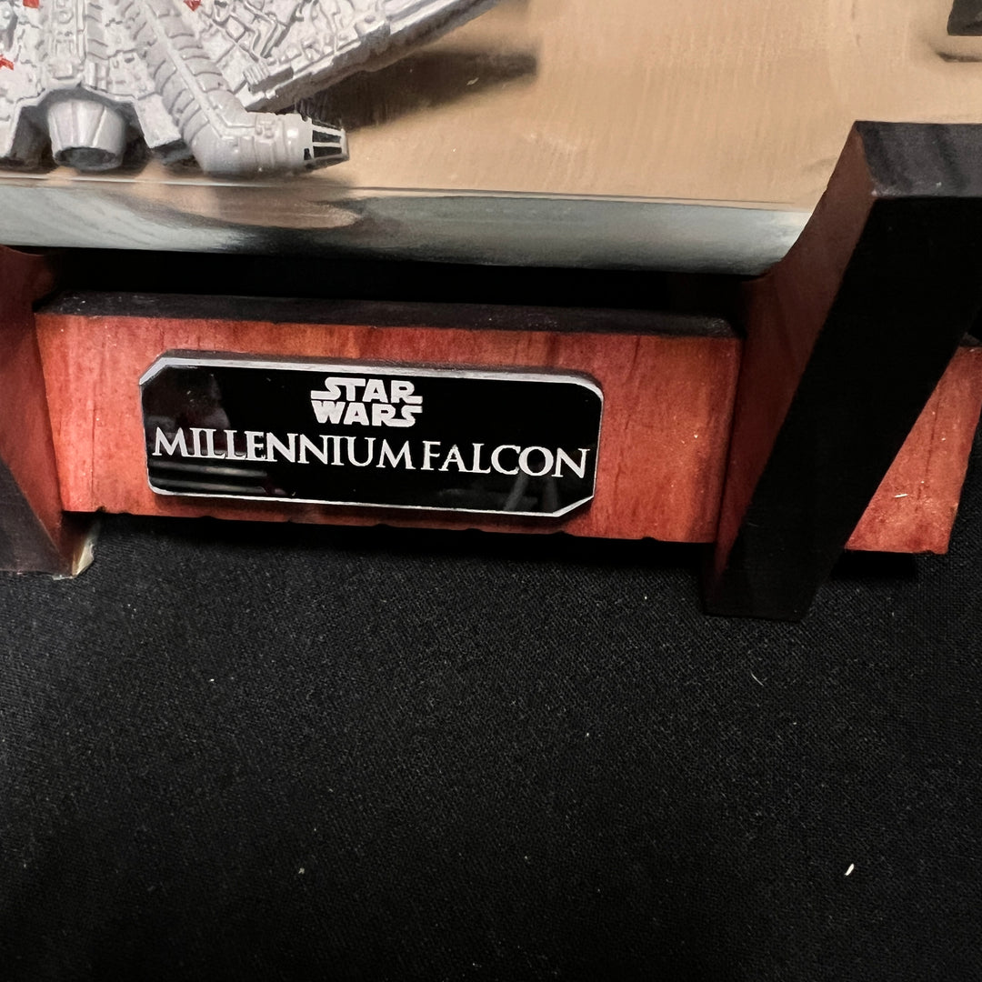 Star Wars Millennium Falcon vs First Order Tie Fighters Wine Bottle