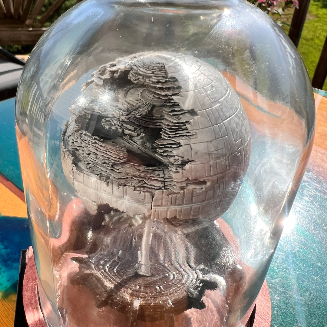 Death Star II Starship in a Bottle
