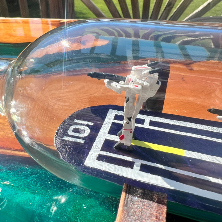 Macross Robotech  VF-1J Fighter, Gerwalk, and Battroid in a Bottle