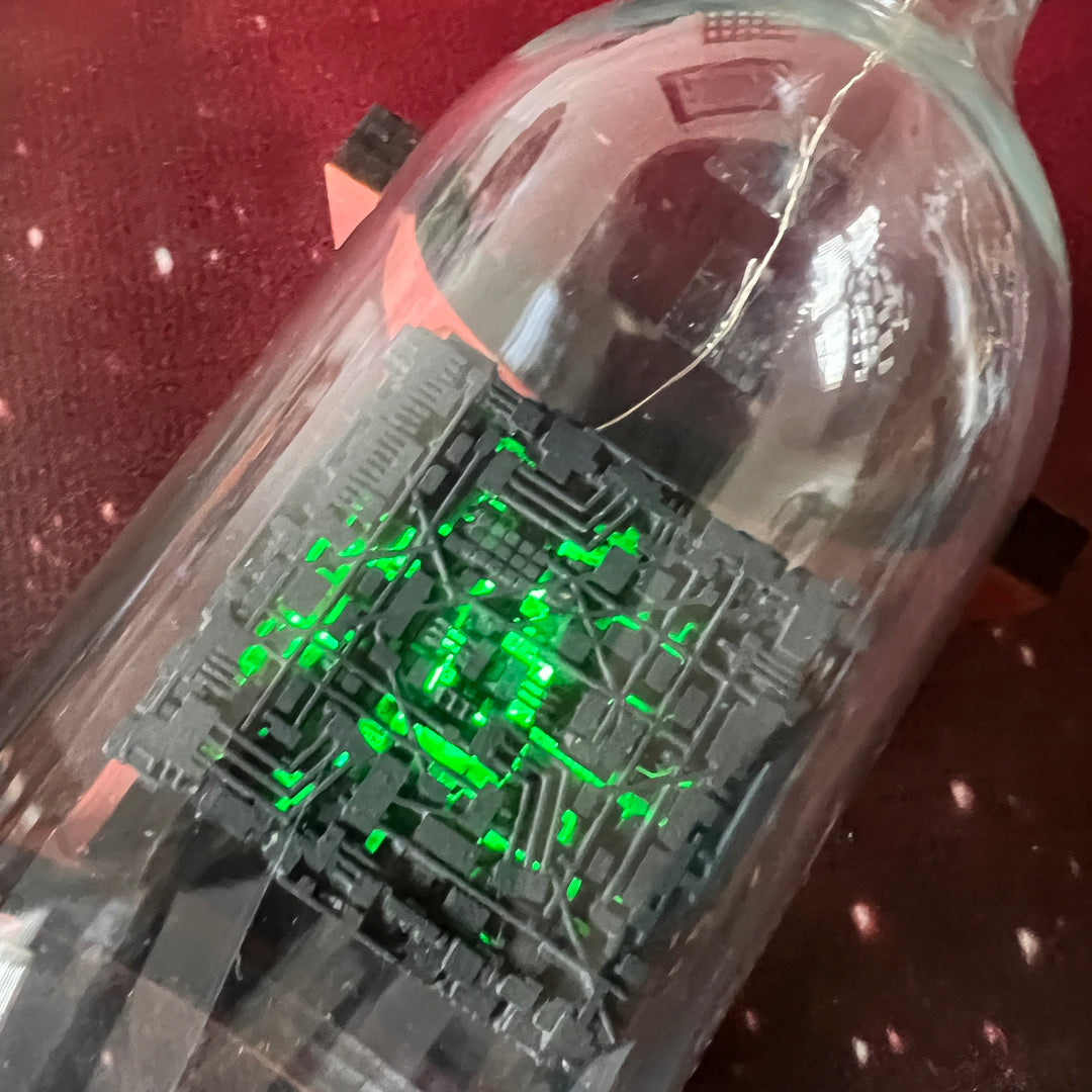 Star Trek Lighted Borg Cube Starship in a Bottle