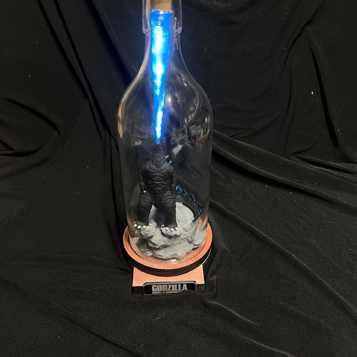 Kaiju in a Bottle Lighted Atomic Breath Godzilla