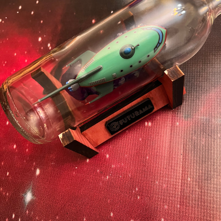 Futurama Planet Express Starship in a Bottle