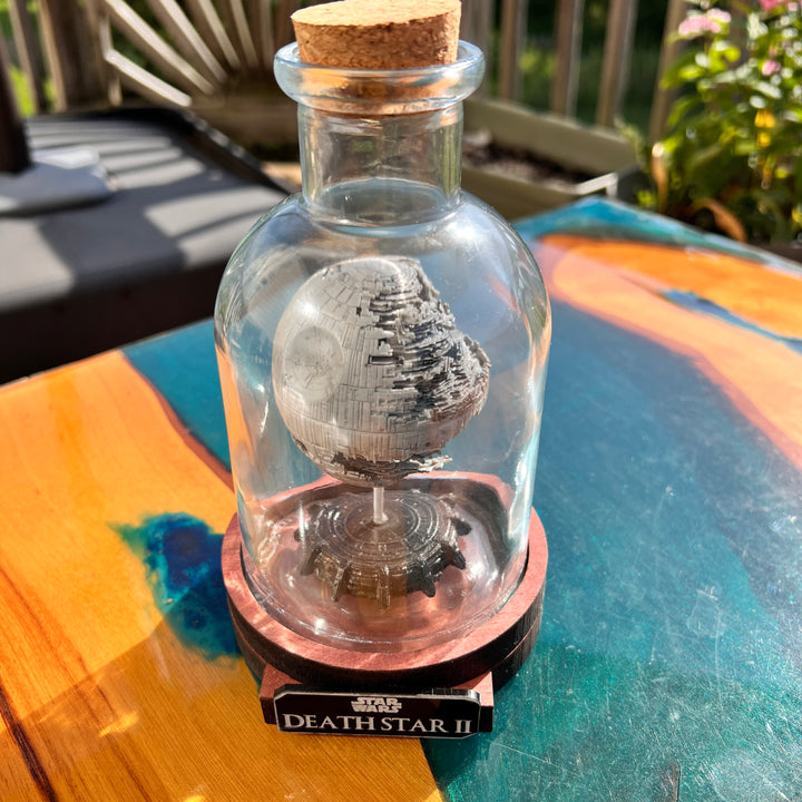 Death Star II Starship in a Bottle