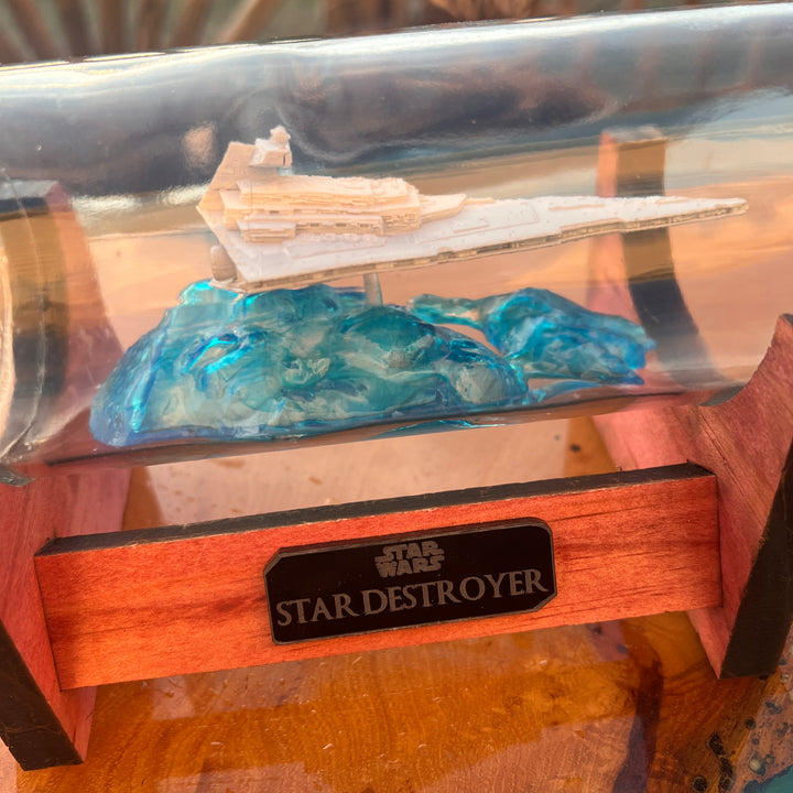 Star Wars Imperial Star Destroyer in a Wine Bottle