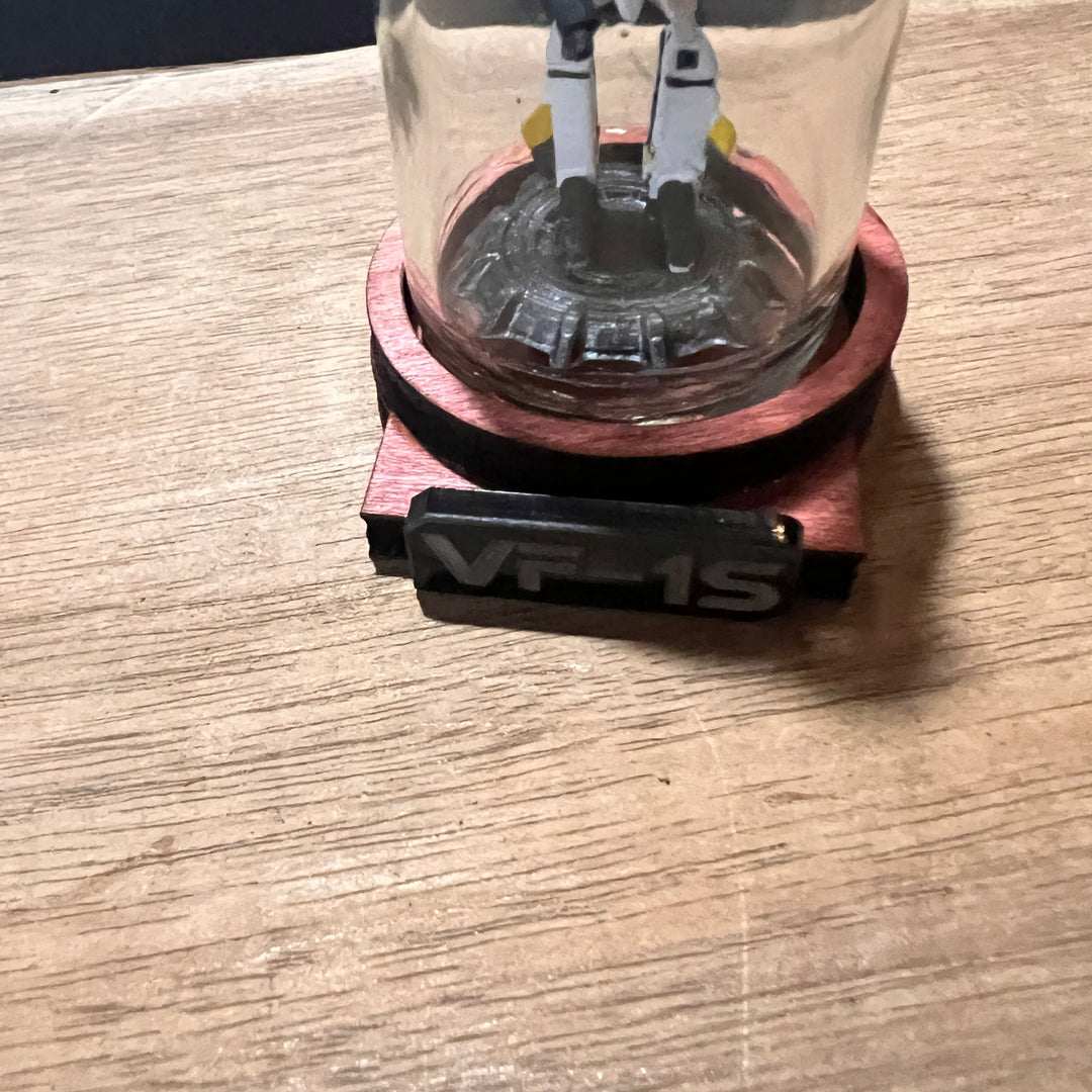 Robotech Macross VF-1S Skull Leader in a Shot Bottle