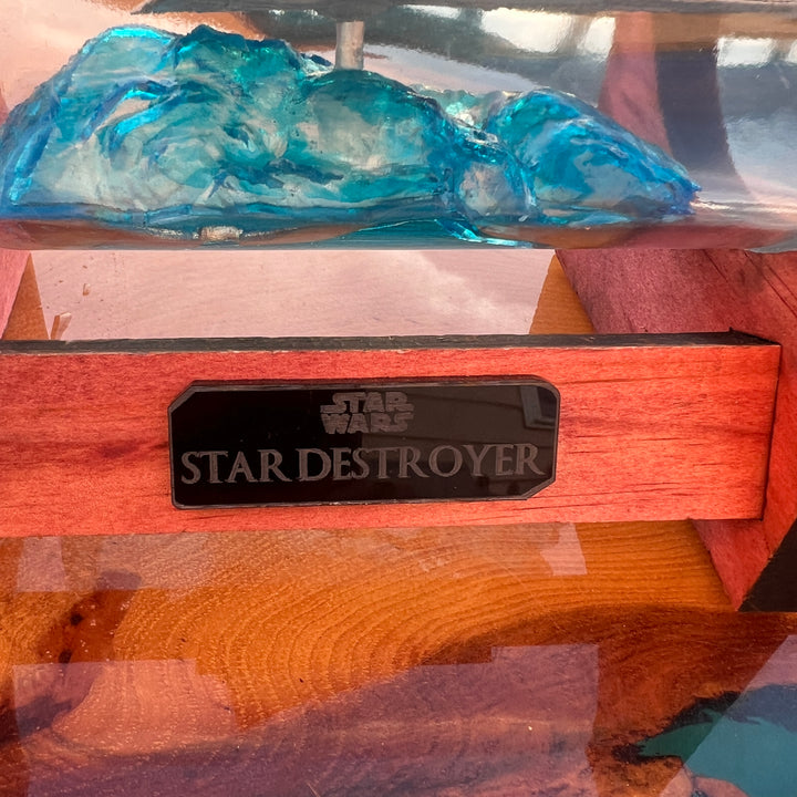 Star Wars Imperial Star Destroyer in a Wine Bottle