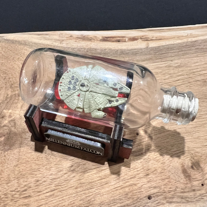 Star Wars Millennium Falcon Starship in a Shot Bottle