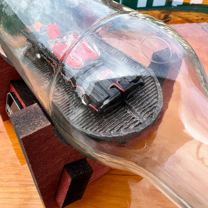 Batmobile 60s in a Beer Bottle