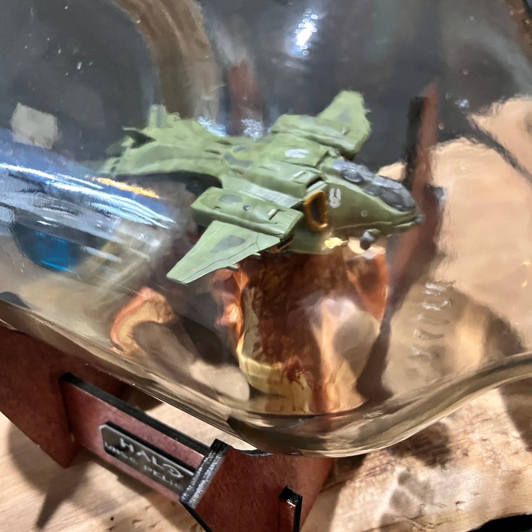 Halo Pelican Dropship Starship in a Bottle