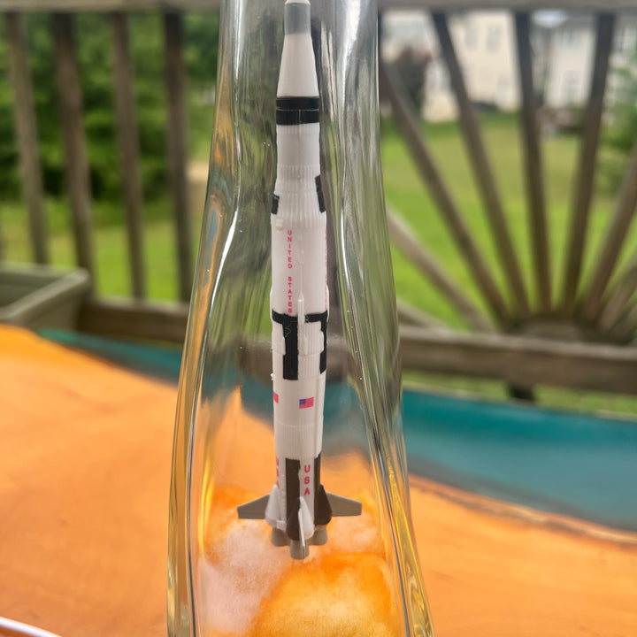 Saturn V Rocket Launch in a Bottle
