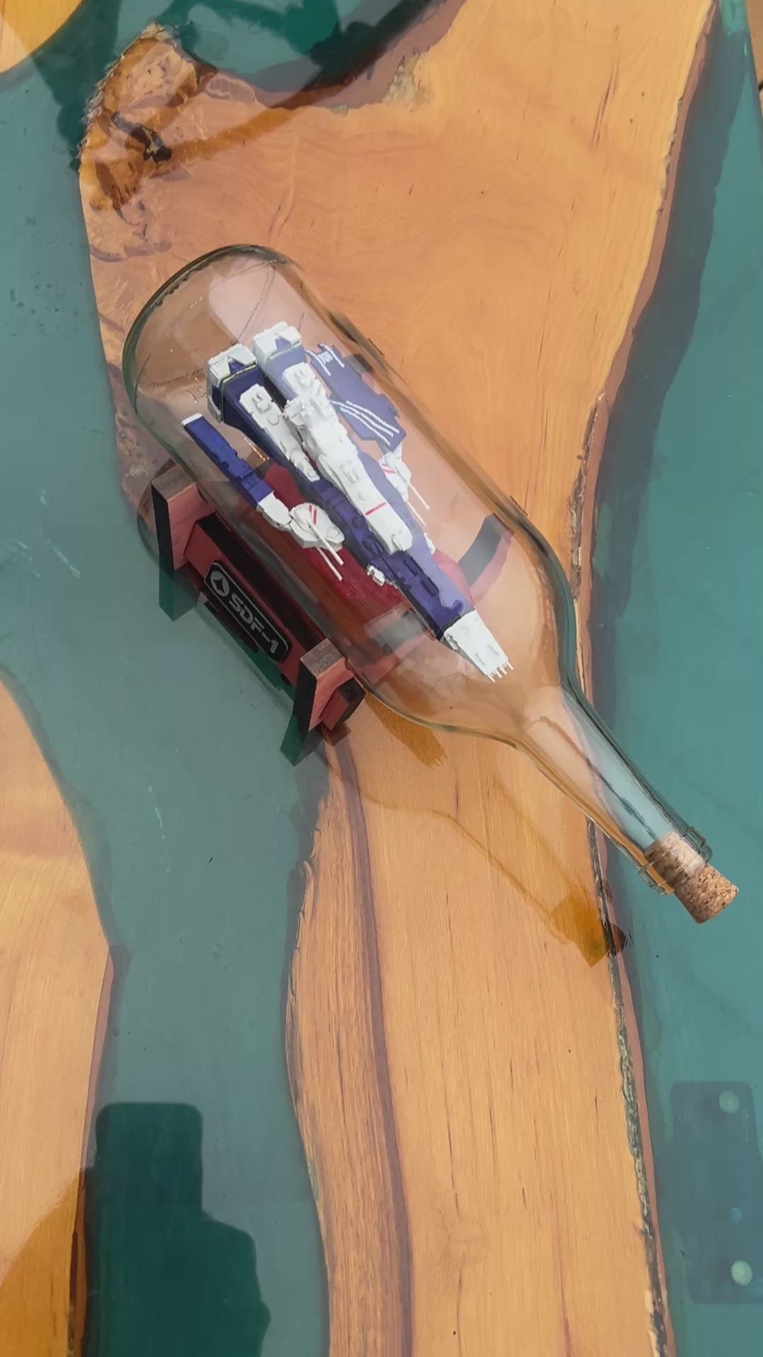 Macross Robotech SDF-1 in a Bottle