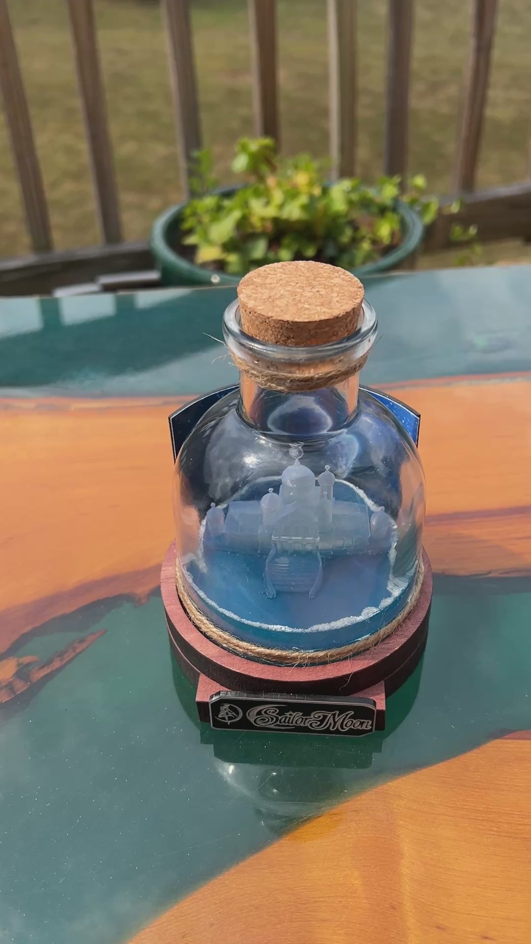 Sailor Moon Castle In a Bottle
