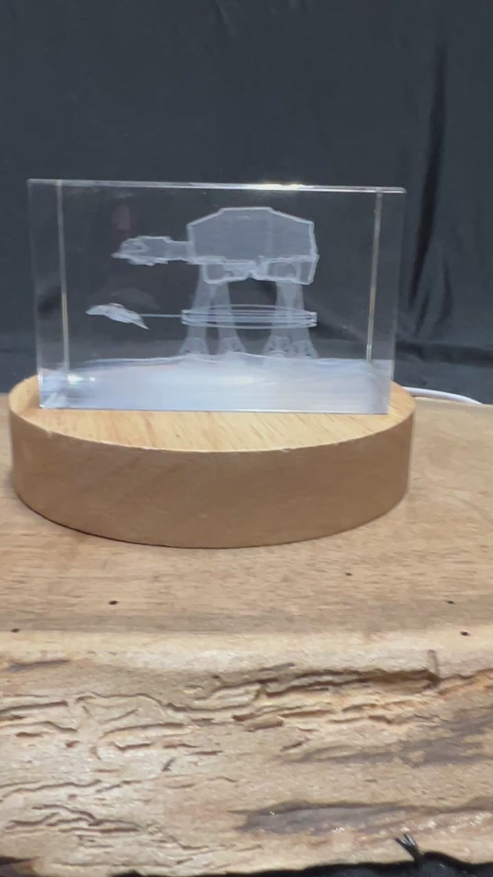 Star Wars Battle of Hoth Cryo Scene K9 Crystal