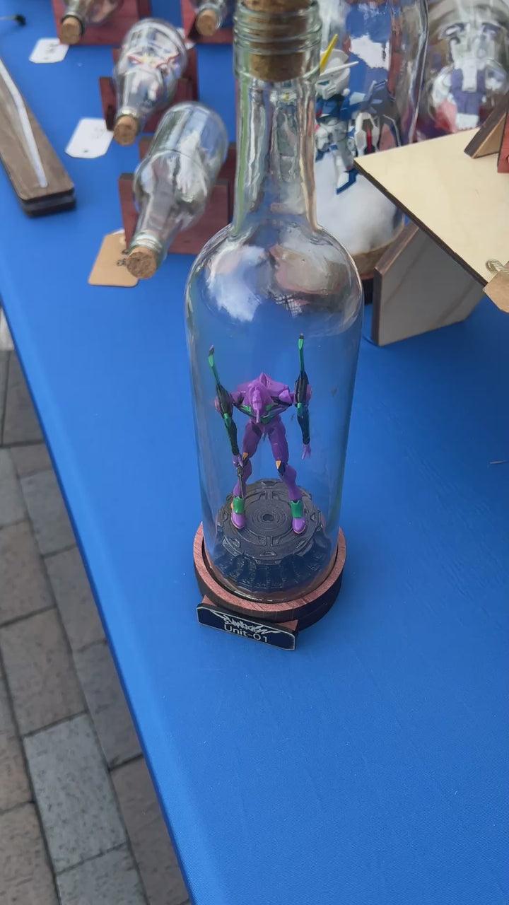 Evangellion Unit-01 Starship in a Bottle