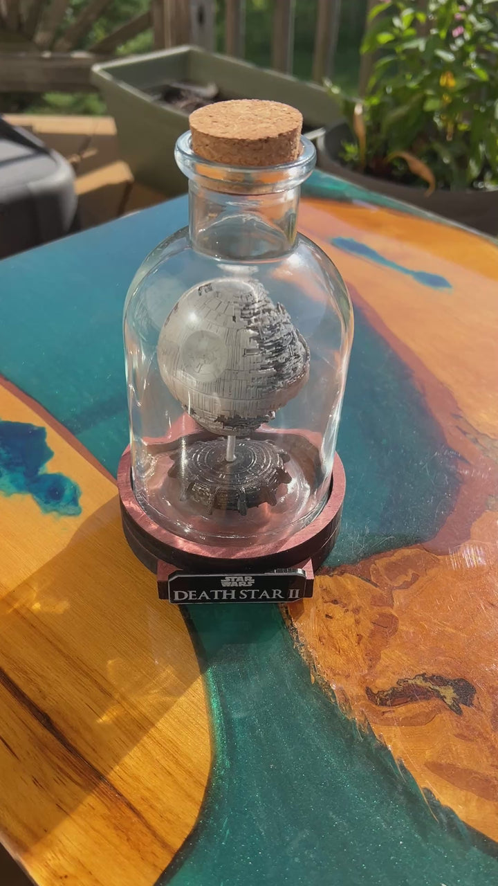 Death Star II Starship in a Bottle
