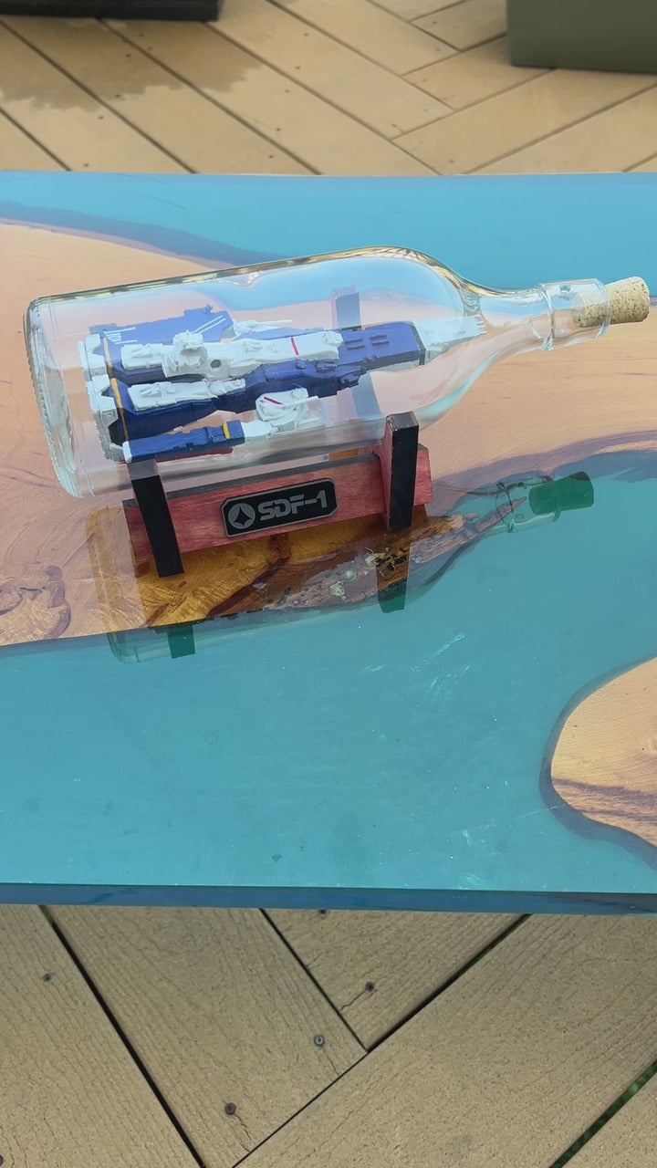 Macross Robotech SDF-1 in a Bottle