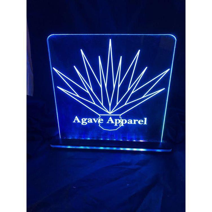 Battery Operated Custom Edge Lit Acrylic Signs - CCHobby